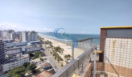 Cobertura com piscina 3 dorms, Mirim, Praia Grande