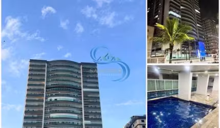 Apart vista mar, Caiçara, Praia Grande - R$ 650 mil, Cod: 6462