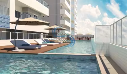 Apto com 1 dorm, Praia Grande - 475 mil, Cod: 3510
