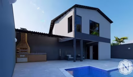 Casa à venda com 3 quartos no bairro Jardim Suarão (Praia)