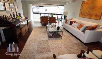 Apartamento com 4 dormitórios à venda, 190 m² por R$ 2.600.000 - Moema - São Paulo/SP