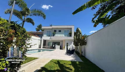 Casa com 4 dormitórios para alugar, 240 m² por R$ 11.100,00/mês - Balneário Praia do Pernambuco - Guarujá/SP