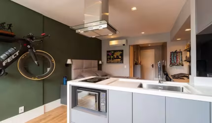 Apartamento à venda em São Paulo, Mirandópolis, com 1 quarto, 33m²