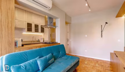 Apartamento à venda em São Paulo, Jardim Paulistano, com 1 quarto, 50m²