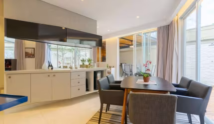 Casa em condomínio fechado com 3 quartos à venda na Rua Indaiá, Bairro das Palmeiras, Campinas, 137 m2 por R$ 1.200.000