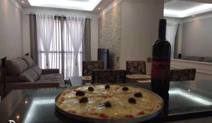 Apartamento à venda, no Spazzio Dell Arte,  em Santo André, Campestre, com 3 quartos 1 suíte, 68m² 2 vagas. Andar super alto.