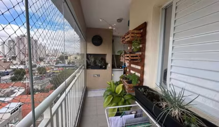 Apartamento à venda em Santo André, Campestre, com 3 quartos, 77m² 1 suíte, 2 vagas, sacada com churraqueira. lazer completo.