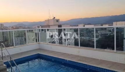 EMBARÉ SANTOS 2 DORMITÓRIOS 1 VG GARAGEM DEMARCADA