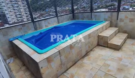 ENSEADA GUARUJÁ COBERTURA 3 DORMITÓRIOS SENDO 2 SUÍTES SACADA