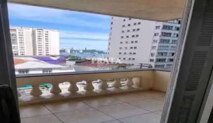 CENTRO SÃO VICENTE 3 DORMITÓRIOS 1 SUÍTE VISTA MAR