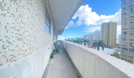 GONZAGA SANTOS 3 DORMITÓRIOS 1 SUÍTE PRÓXIMO À PRAIA VISTA MAR