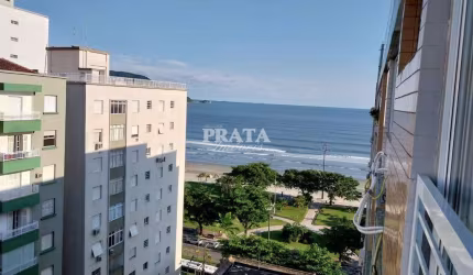 EMBARÉ SANTOS 1 DORMITÓRIO 1 VAGA GARAGEM VISTA MAR