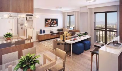 Apartamento com 1 dormitório à venda - Campina do Siqueira - Curitiba/PR