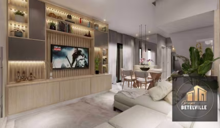 Sobrado com 3 dormitórios à venda, 107 m² por R$ 619.000,00 - Xaxim - Curitiba/PR