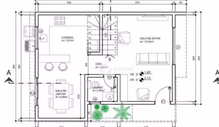 Sobrado com 3 dormitórios à venda, 115 m² por R$ 575.000,00 - Atuba - Curitiba/PR