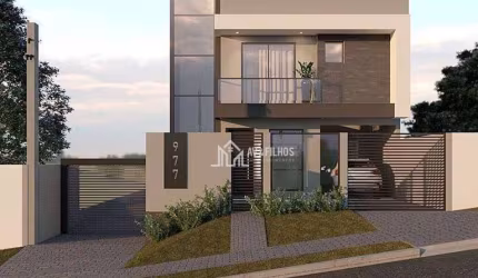Sobrado com 4 dormitórios à venda, 129 m² por R$ 739.000,00 - Bairro Alto - Curitiba/PR