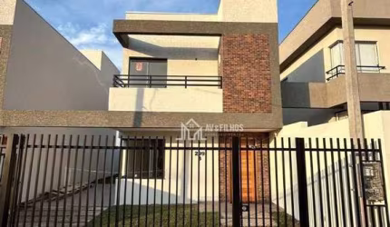 Sobrado com 3 dormitórios à venda, 111 m² por R$ 674.000,00 - Atuba - Curitiba/PR