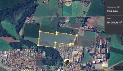 Área de 104 mil m2 pronto para loteamento em Entre Rios do Oeste