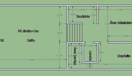 Ponto comercial para alugar no Centro, Guaratinguetá , 90 m2 por R$ 3.000