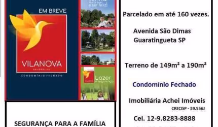 Terreno à venda no São Dimas, Guaratinguetá  por R$ 90.000
