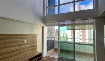 ALUGA-SE LOFT INCRÍVEL EM BOA VIAGEM COM ARMÁRIOS PLANEJADOS
