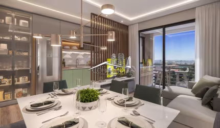 Apartamento com 2 quartos à venda na Rua Lívio Petterle, Atuba, Curitiba, 55 m2 por R$ 439.442