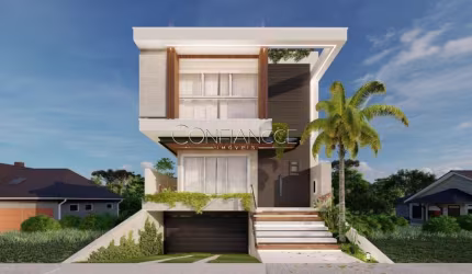 Casa em condomínio fechado com 3 quartos à venda na Rua Apolônio de Tiana, Santa Cândida, Curitiba, 286 m2 por R$ 1.599.000