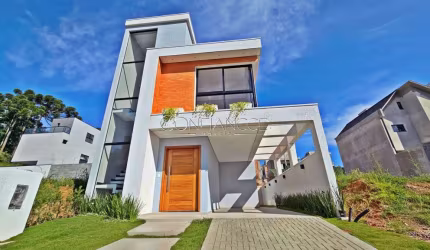Casa em condomínio fechado com 3 quartos à venda na Rua Apolônio de Tiana, Santa Cândida, Curitiba, 160 m2 por R$ 998.000