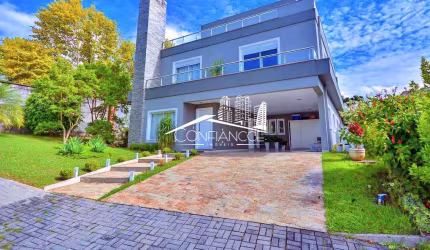 Casa em condomínio fechado com 4 quartos à venda na Avenida Pineville, Pineville, Pinhais, 370 m2 por R$ 2.690.000