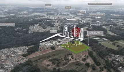 Terreno em condomínio fechado à venda na Estrada Delegado Bruno de Almeida, Campo de Santana, Curitiba, 453 m2 por R$ 506.677