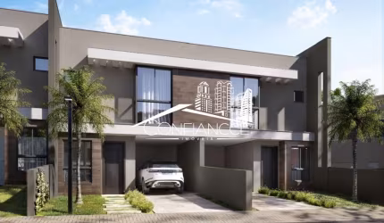 Casa em condomínio fechado com 3 quartos à venda na Rua Eugênio Flor, 2049, Abranches, Curitiba, 112 m2 por R$ 854.478
