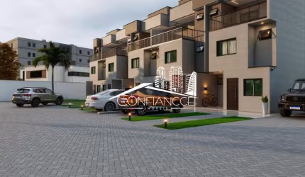 Casa em condomínio fechado com 3 quartos à venda na Rua Piauí, 1236, Água Verde, Curitiba, 108 m2 por R$ 400.000
