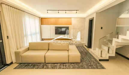 Casa em condomínio fechado com 3 quartos para alugar na Avenida Cândido Hartmann, 5118, Santa Felicidade, Curitiba, 173 m2 por R$ 12.000