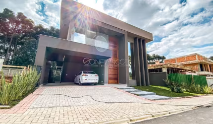 Casa em condomínio fechado com 4 quartos à venda na Avenida Cândido Hartmann, Santa Felicidade, Curitiba, 306 m2 por R$ 3.924.682