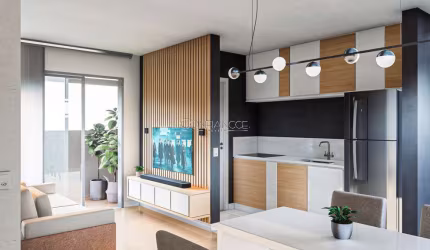 Apartamento com 2 quartos à venda na Rua José Gildo Beleski, Bacacheri, Curitiba, 58 m2 por R$ 459.890