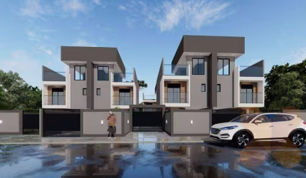Sobrado com 3 dormitórios à venda, 132 m² por R$ 850.000,00 - Uberaba - Curitiba/PR