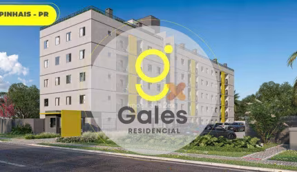 Apartamento Garden com 2 dormitórios à venda, 45 m² por R$ 310.990,00 - Weissópolis - Pinhais/PR