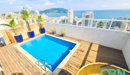 !!EXCLUSIVIDADE!! MARAVILHOSA COBERTURA DUPLEX ALTO PADRÃO com 300m² ÚTEIS - 03 SUÍTES - 03 VAGAS - PISCINA+ÔFURO+ESPÇ. GOURMET por R$ 3.895M - EMABRÉ