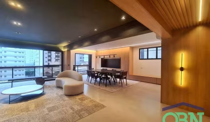 MARAVILHOSO APTO. 100% REFORMADO ALTÍSSIMO PADRÃO com 250m² ÚTEIS - 04 SUÍTES - 03 VAGAS - DEFINIÇÃO DE LUXO, REQUINTE E SOFISTICAÇÃO - GONZAGA/SANTOS
