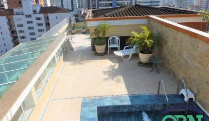 Cobertura à venda, 258 m² por R$ 1.699.000,00 - Gonzaga - Santos/SP