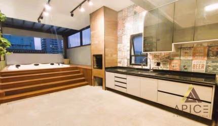 MARAVILHOSA COBERTURA PENTHOUSE com 191m² ÚTEIS - 03 DORMITÓRIOS sendo 01 SUÍTE MASTER - HIDROMASSAGEM + CHURRASQUEIRA - 03 VAGAS por R$ 1.839M