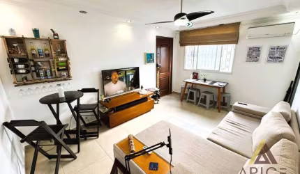 Apartamento com 2 dormitórios à venda, 70 m² por R$ 455.000,00 - Boqueirão - Santos/SP