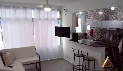 Apartamento mobiliado com 2 dormitórios à venda, 40 m² por R$ 250.000 - Enseada – Guarujá/SP