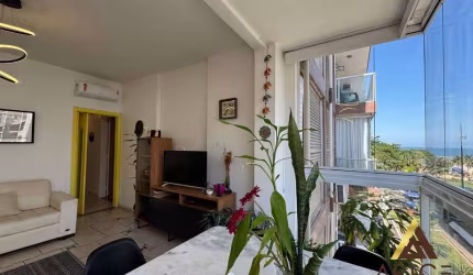 Apartamento Porteira Fechada, 2 dormitórios (1 suíte), 82m², frente para o mar, Gonzaga – Santos/SP; R$?659.000.
