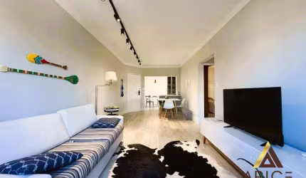 Apartamento Porteira Fechada | Totalmente Reformado | 900m da Praia do Gonzaga 2 Dormitórios + Dependência | Vaga Demarcada | Campo Grande – Santos/SP