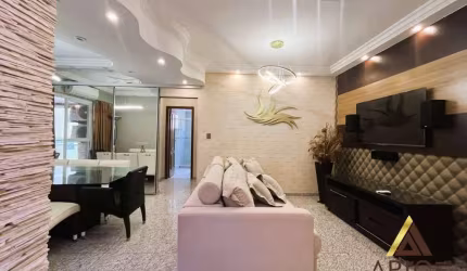 EXCELENTE APTO. ALTO PADRÃO com 118m² ÚTEIS - 03 DORM. sendo 01 SUÍTE - 03 W.C - VARANDA - DEPENDÊNCIA COMPLETA - 02 VAGAS - LAZER - VILA RICA