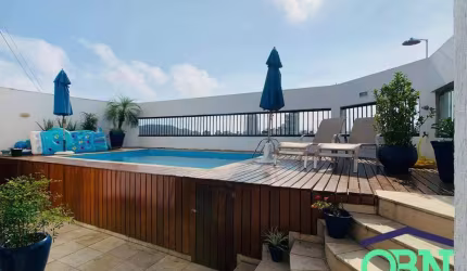 !!!ABAIXOU!!!OPORTUNIDADE!!! MAGNÍFICA COBERTURA com 03 SUÍTES, 03 VAGAS, 367m² ÚTEIS por R$ 2.2M - Ponta da Praia - Santos/SP