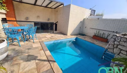 !!!OPORTUNIDADE!!! LINDA COBERTURA DUPLEX com 300m² ÚTEIS - 03 DOR. - PISCINA - CHURRASQUEIRA - 4 VAGAS por R$ 1.299M - POMPÉIA - SANTOS/SP