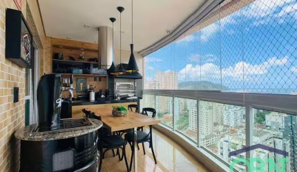 !OPORTUNIDADE/PORTEIRA FECHADA! APTO. ALTO PADRÃO com 124m² ÚTEIS - 03 SUÍTES - VARANDA GOURMET - LAZER COMPLETO - 03 VAGAS por R$ 1.799M - BOQUEIRÃO