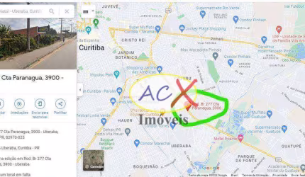 Terreno à venda, 7836 m² por R$ 9.400.000,00 - Uberaba - Curitiba/PR